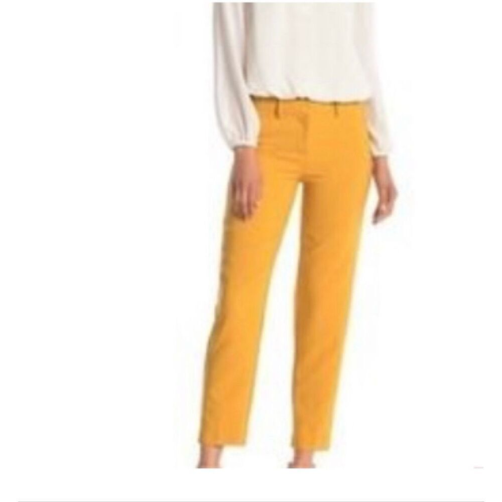 Nanette Lepore Colonel Mustard straight leg pants sz 14 NWT